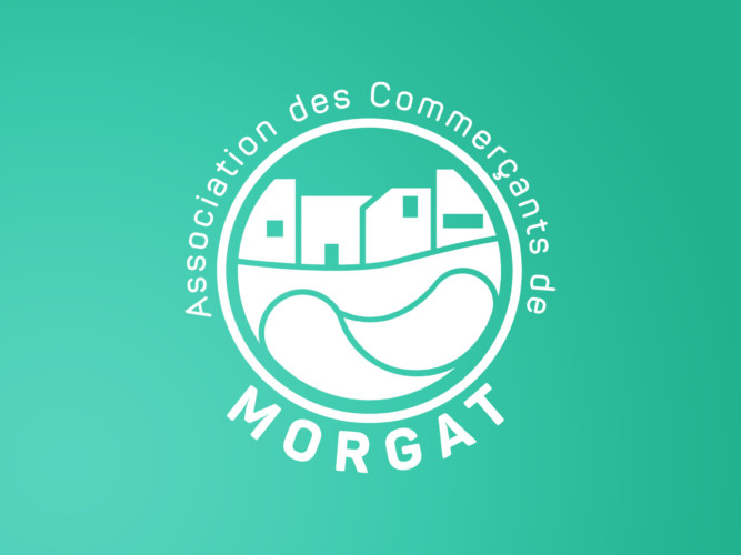 Logo Commerçant Morgat - Réalisé par le Studio Graphique à Crozon